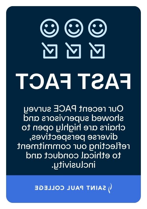 Fast Fact: Our recent PACE survey showed supervisors and chairs are highly open to diverse perspectives, reflecting our commitment to ethical conduct and inclusivity.